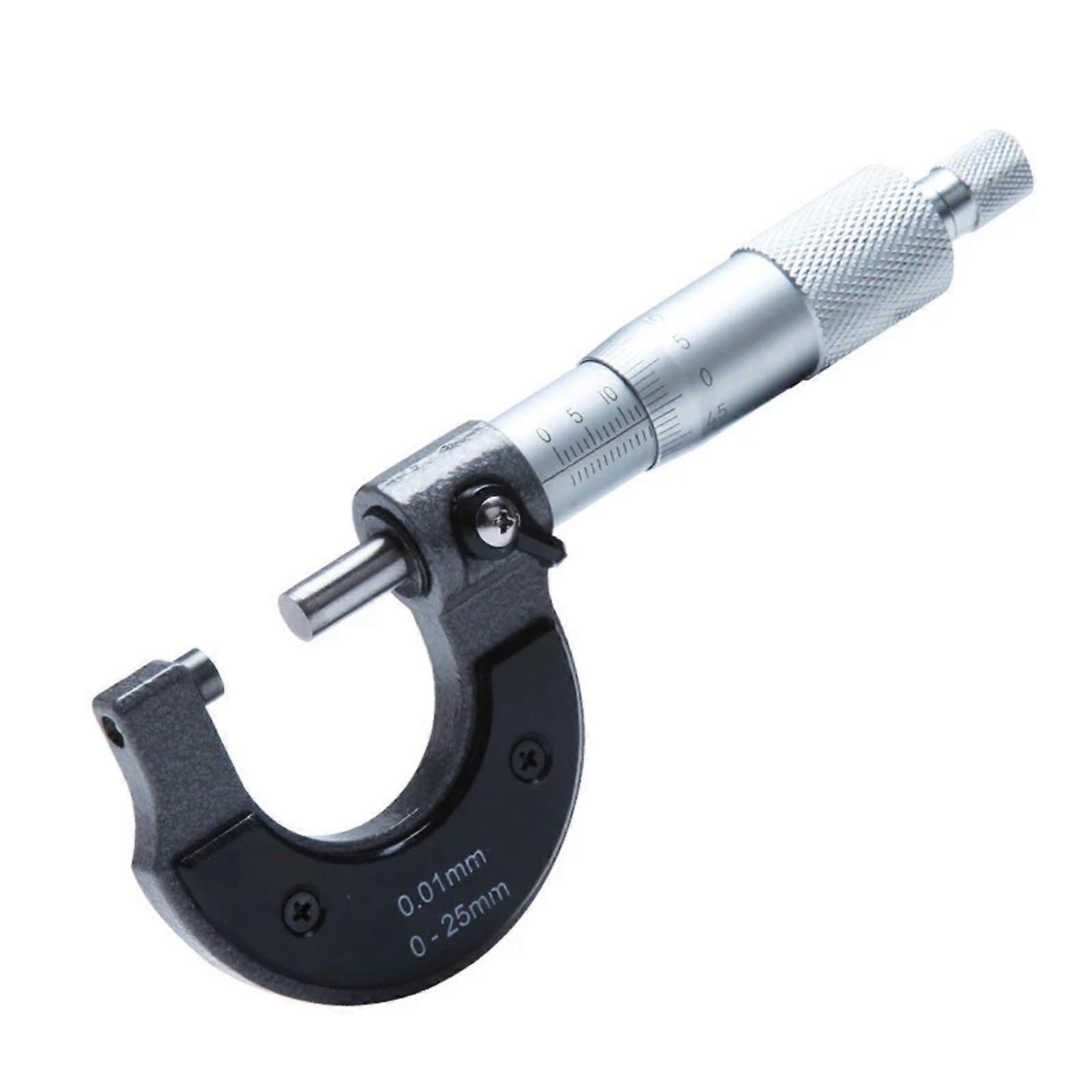 1PC Portable Outer Diameter Micrometer Spiral Micrometer Micrometer Caliper precision Measurement with Clear Scale  Measuring Layout Tools Ref: 3937