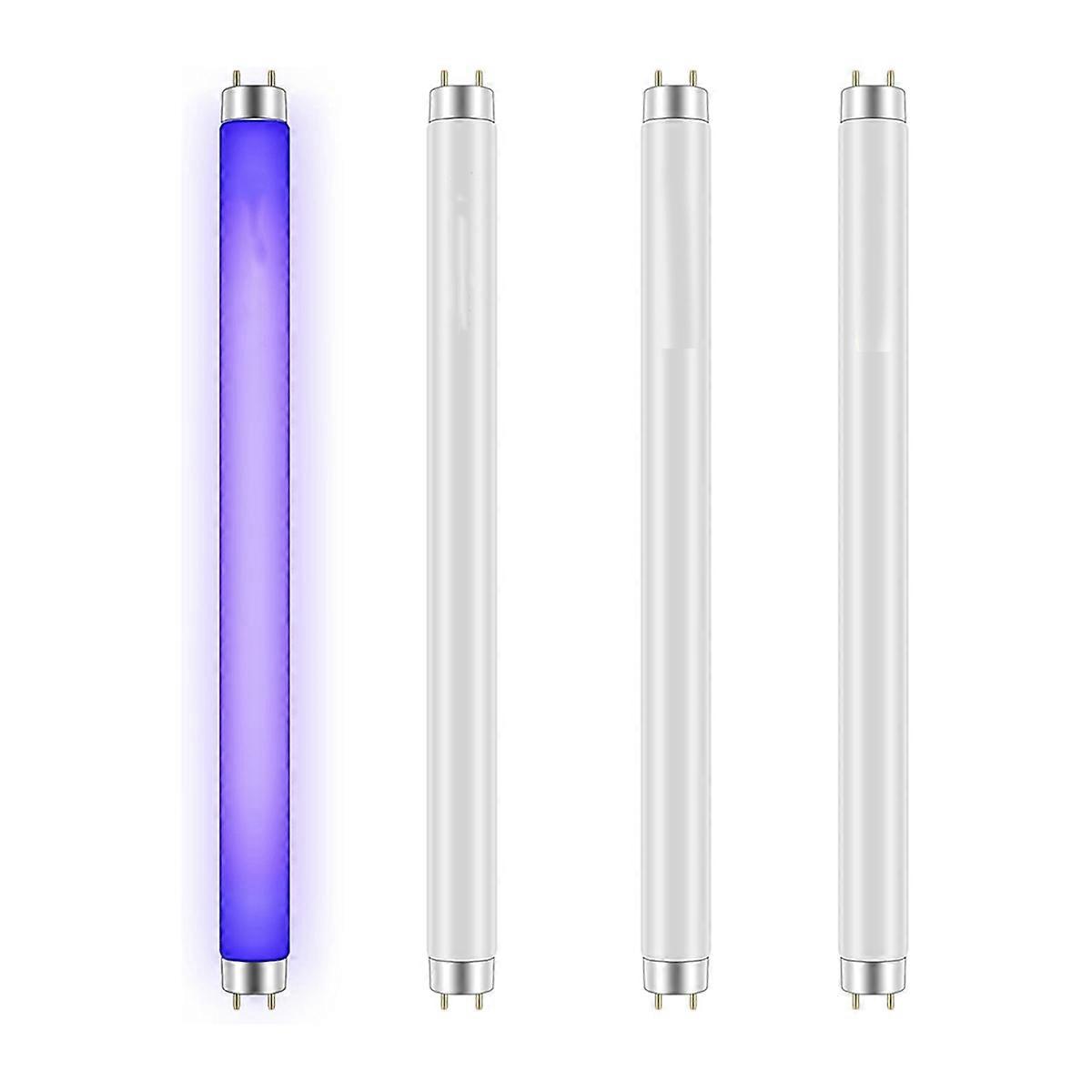 4 Pack Bug Zapper Replacement Light Bulbs 10W for 20W Indoor Bug Zapper, BL T8 F10W 13Inch Light Tube for ,