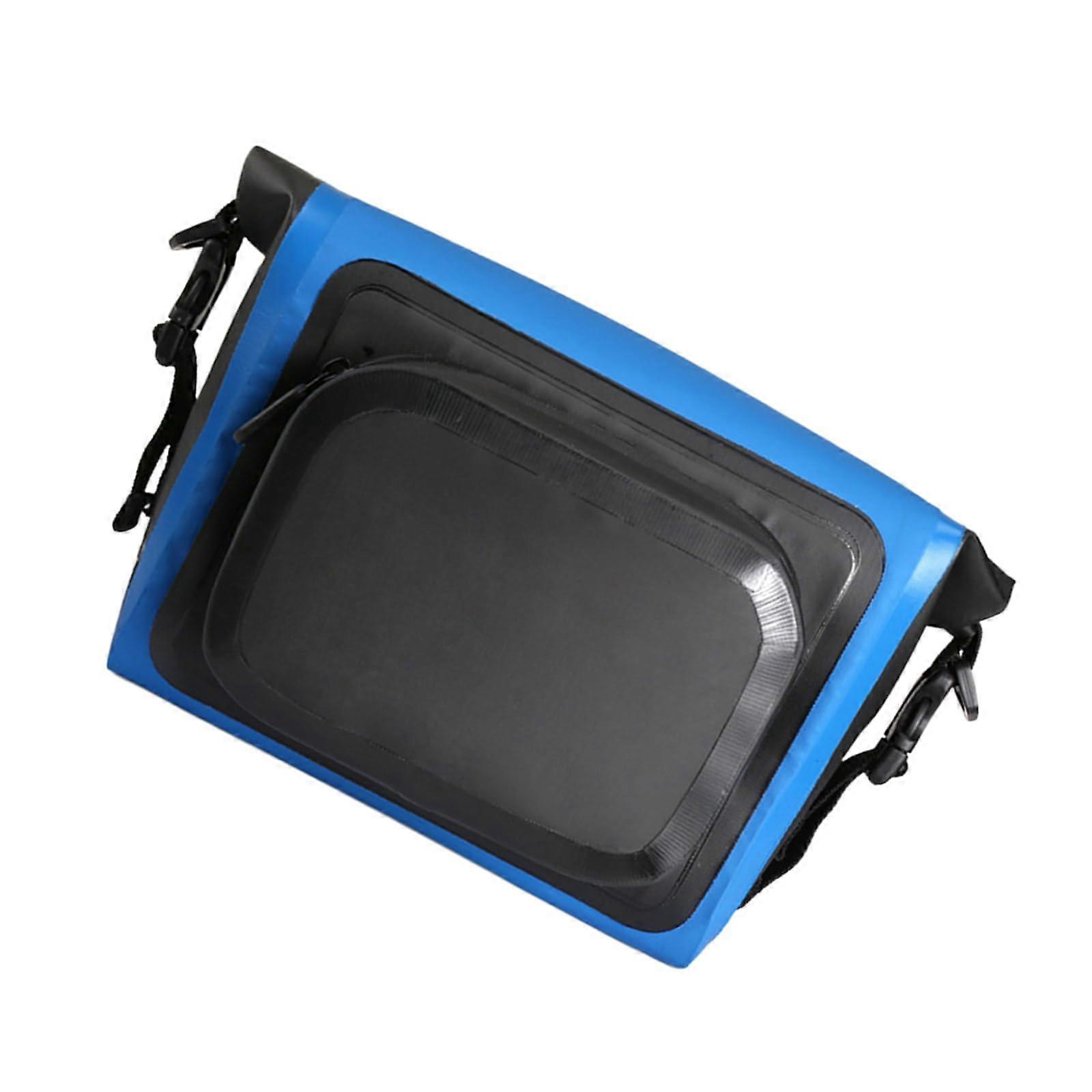 Bicycle Frame Waterproof Top Tube Bag Large Capacity Cycle Bag for Bicycles Light Blue Compatible with Most Models