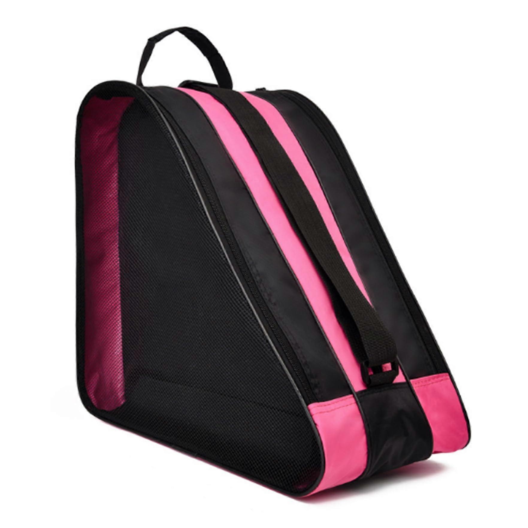 Skate Bag for Kids and Adults, Durable Roller and Ice Skate Carrier, Adjustable Shoulder Strap, Lightweight Design