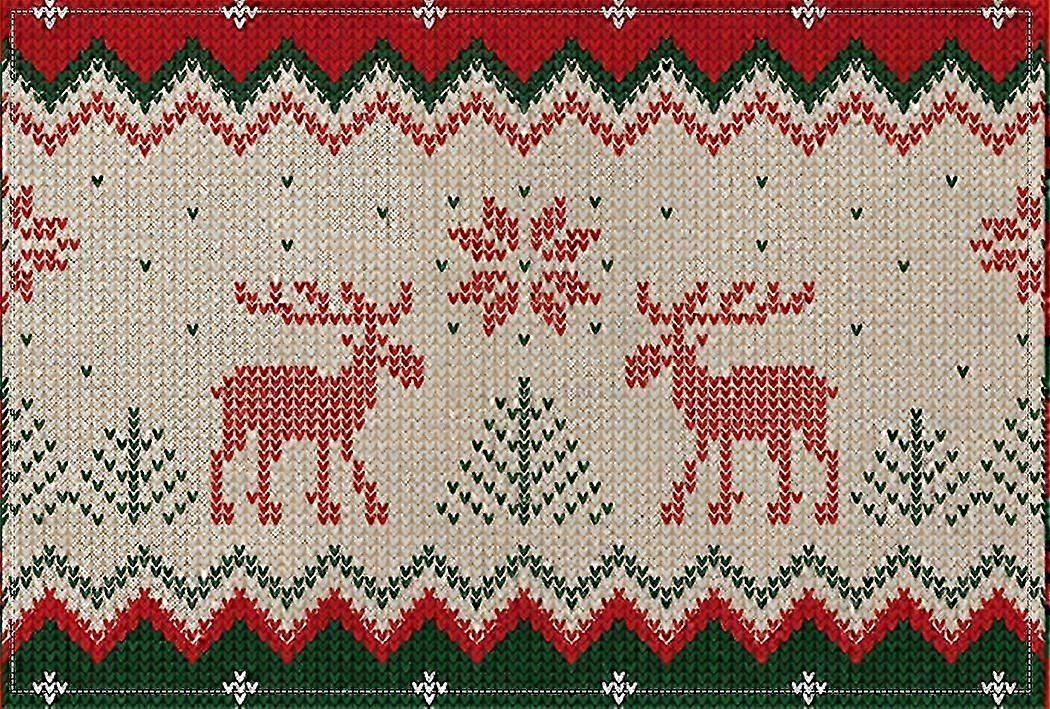 Weihnachtliche Tischsets 4er-Pack