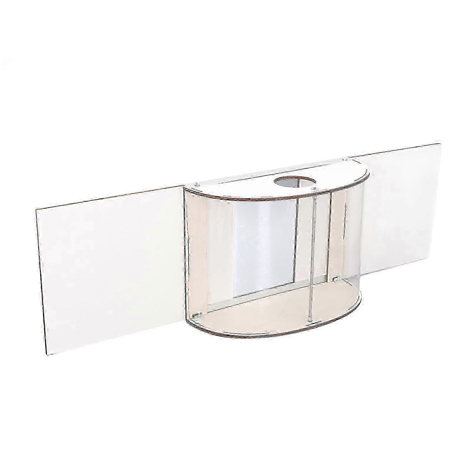 Mangeoire à oiseaux intérieure réglable étanche à la pluie avec vue dégagée à 180 degrés pour l’observation des oiseaux