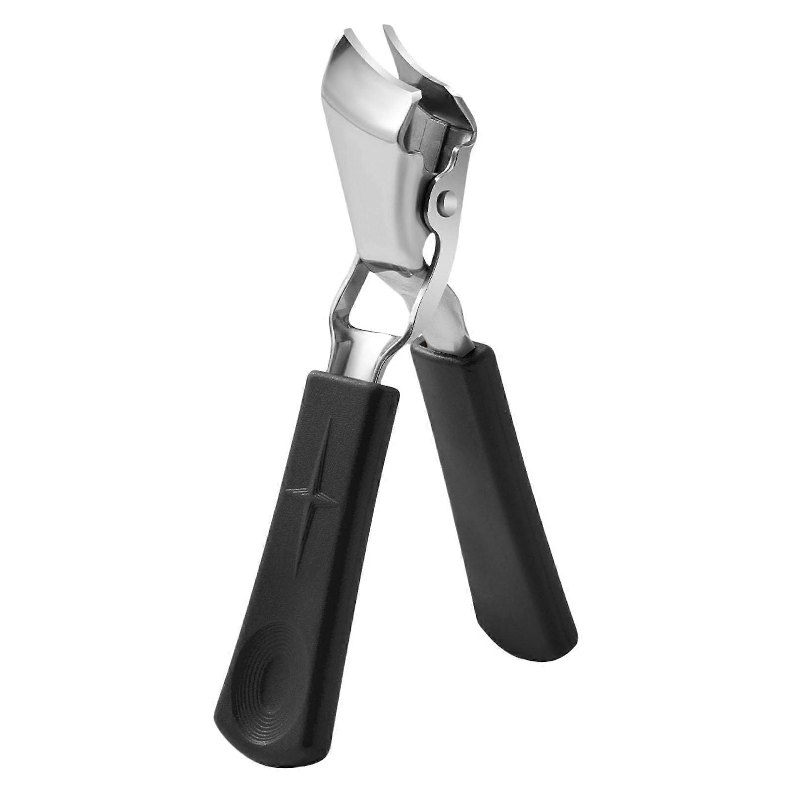 Portable nail clipper with collection container, stainless steel, antisplash