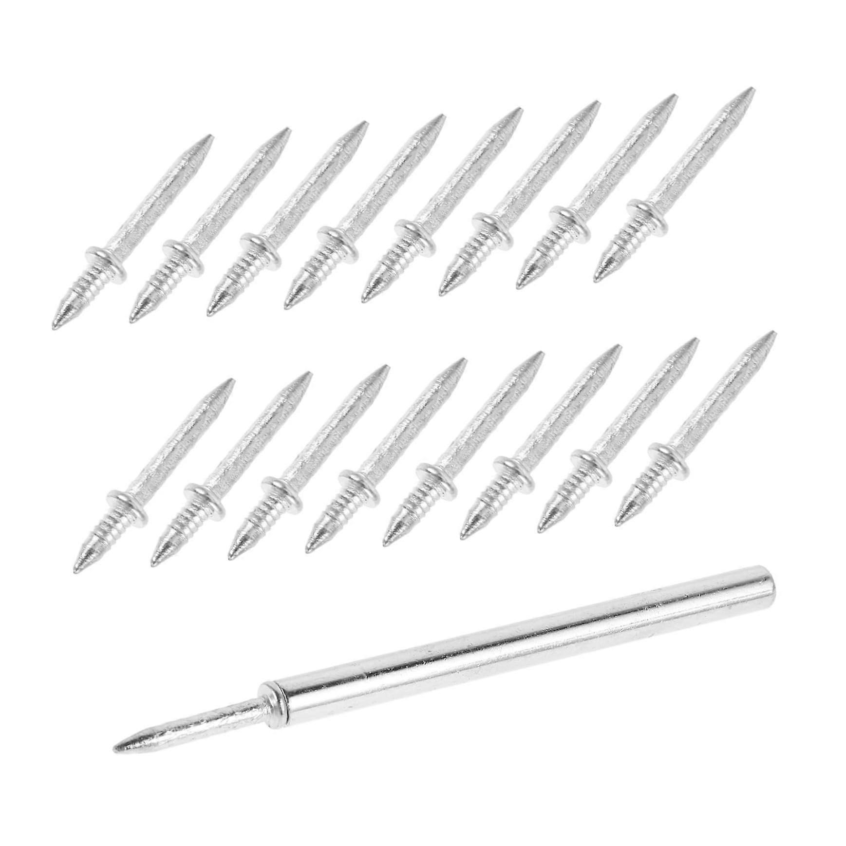Invisible Double Head Nails - Heavy-Duty Seamless Wall Nails for Baseboards - Easy Installation for Concrete Walls