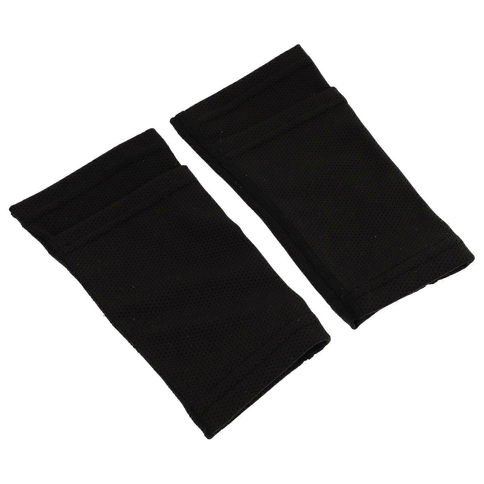 Yetişkin Futbol Çorapları Destekli Siyah 7.86X3.93X0.08IN Baldır ve Kaval Kemiğine Uygun 1Çift