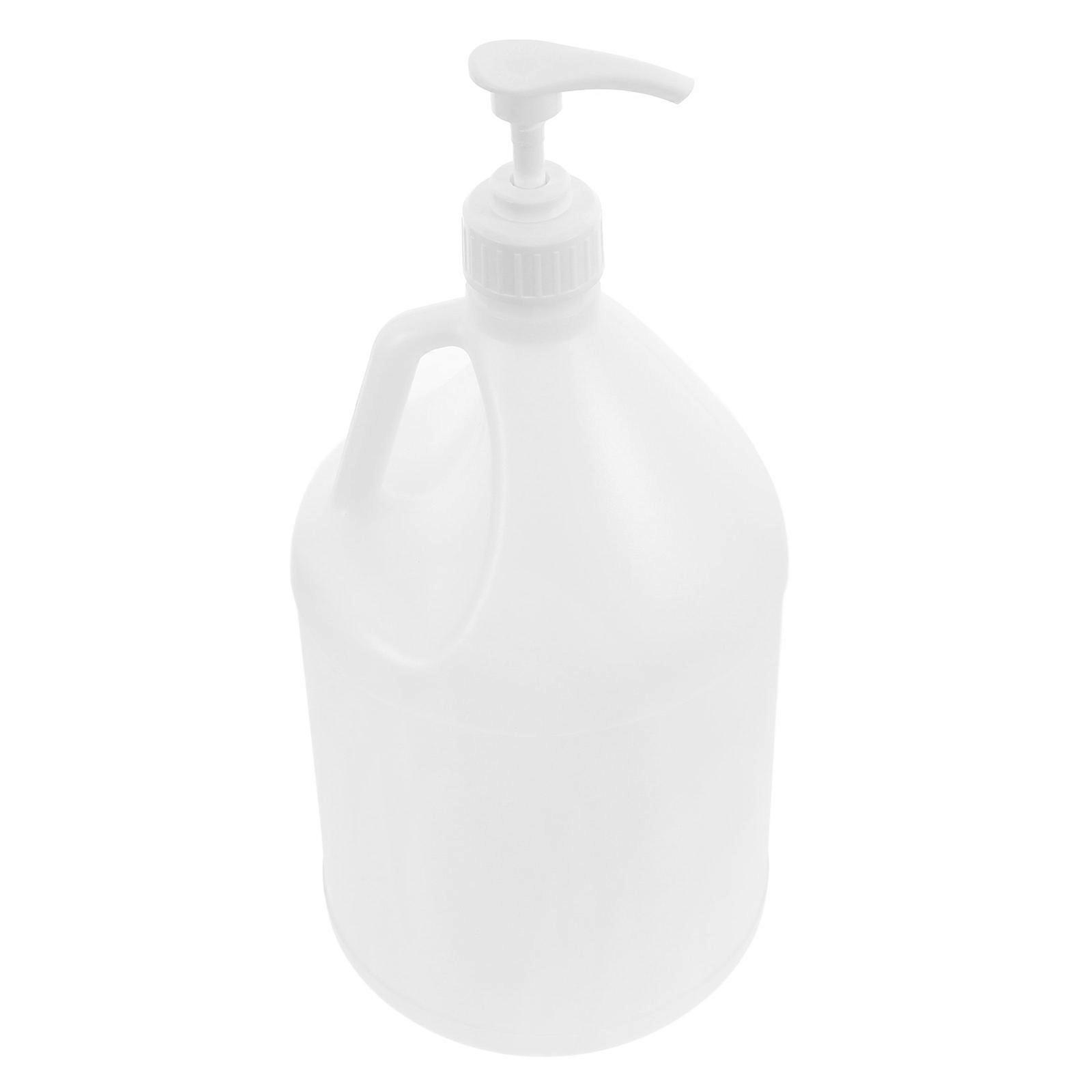 Gallon Water Bottle Practical Plastic Bucket With Lid For Picnicking 4L 1Set