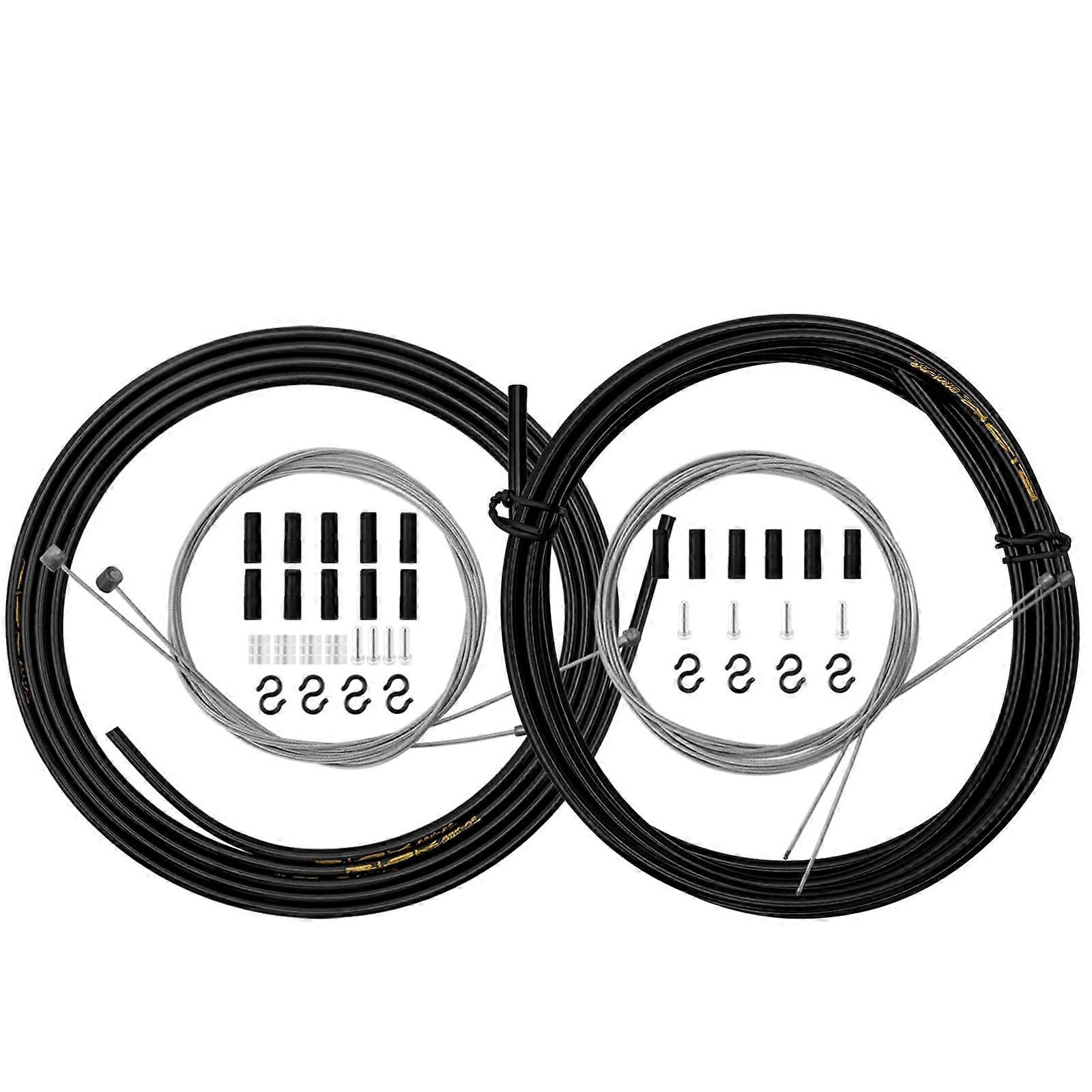 Universal Bicycle Brake and Shift Cable Set with End Caps for MTB