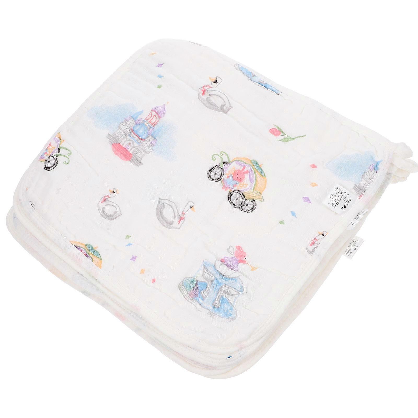 8pcs Pure Cotton Soft Face Towels for Newborns, Absorbent Washcloths, Lightweight and Easy to Carry for Daily Use