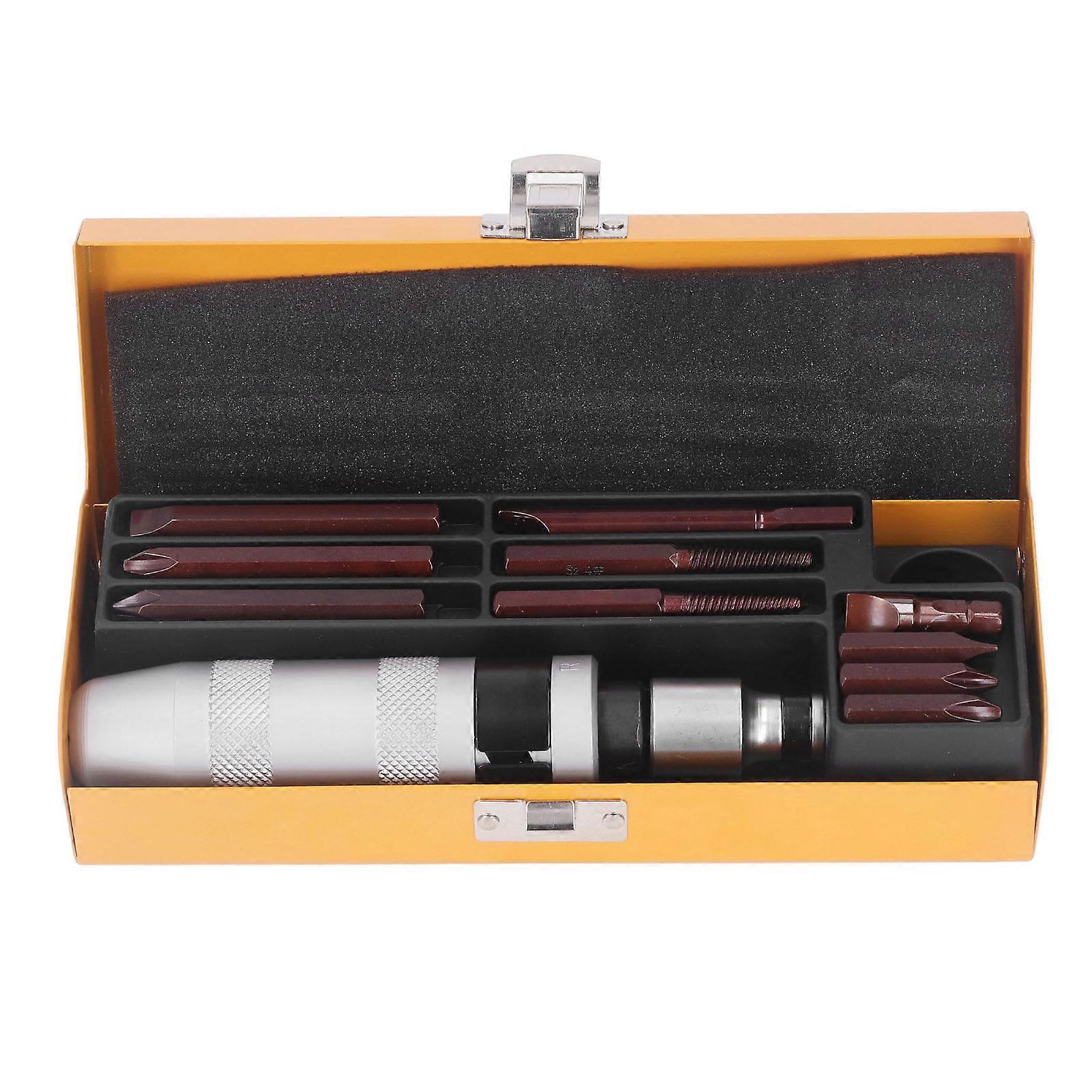 12Pcs Steel Impact Screwdriver Driver Set Replacement Screwdriver Bit Head Set Accessory