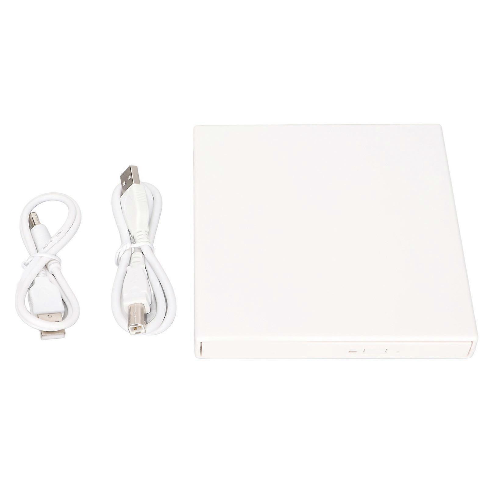 External Disk USB Ultra Thin Portable External DVD CDRW Drive Suitable for Laptop Desktop Computers