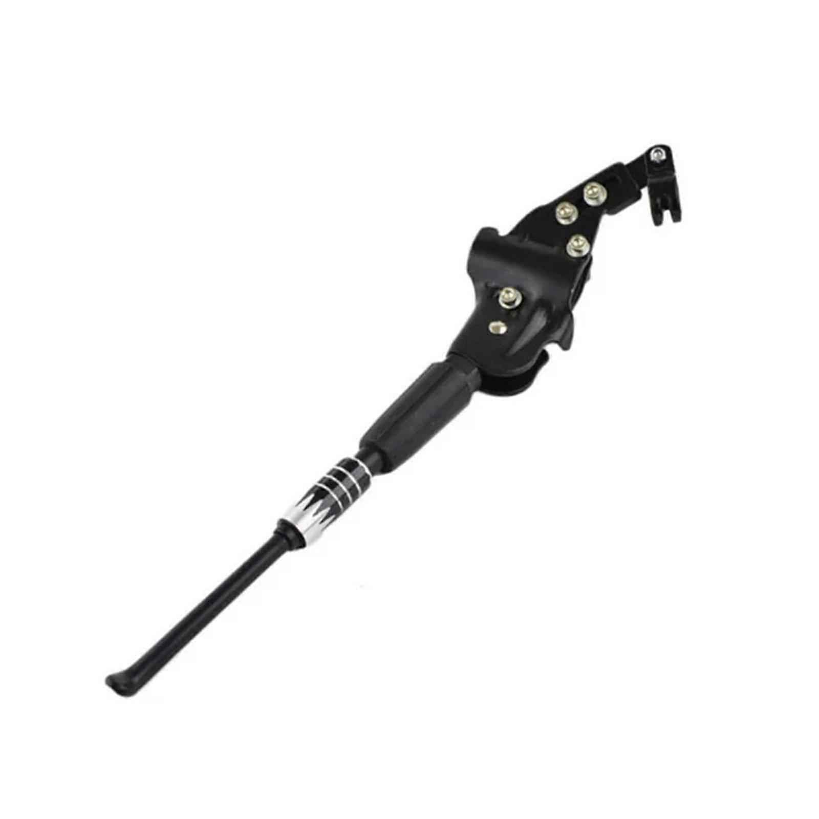 Bicycle Stand Kickstand Tripod - Adjustable Aluminium Parking Support for Mountain Bikes, Black Side Support Display Stand