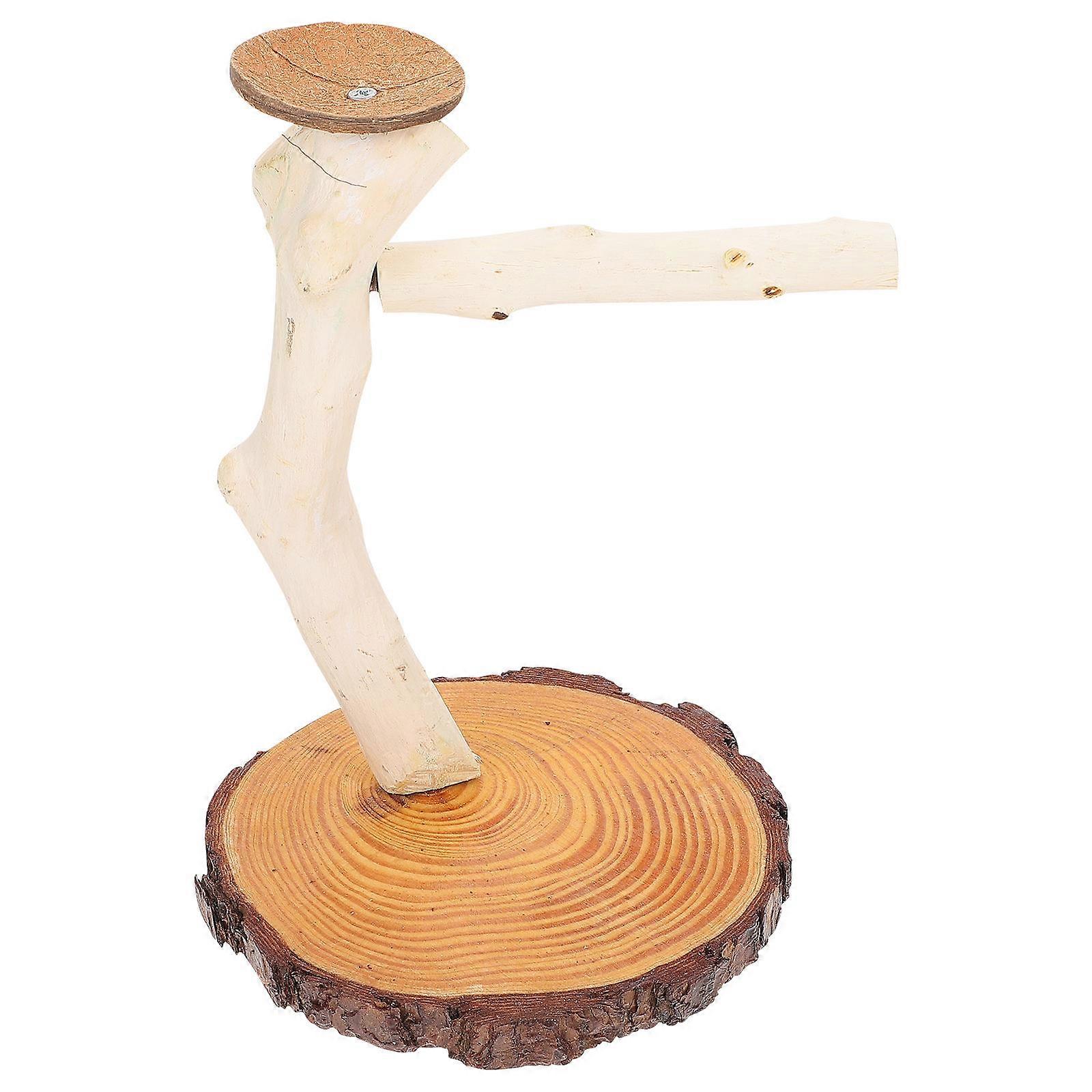 Bird Playstand for Pet Use Great for Training and Chewing Durable Synthetic Material Assorted Color