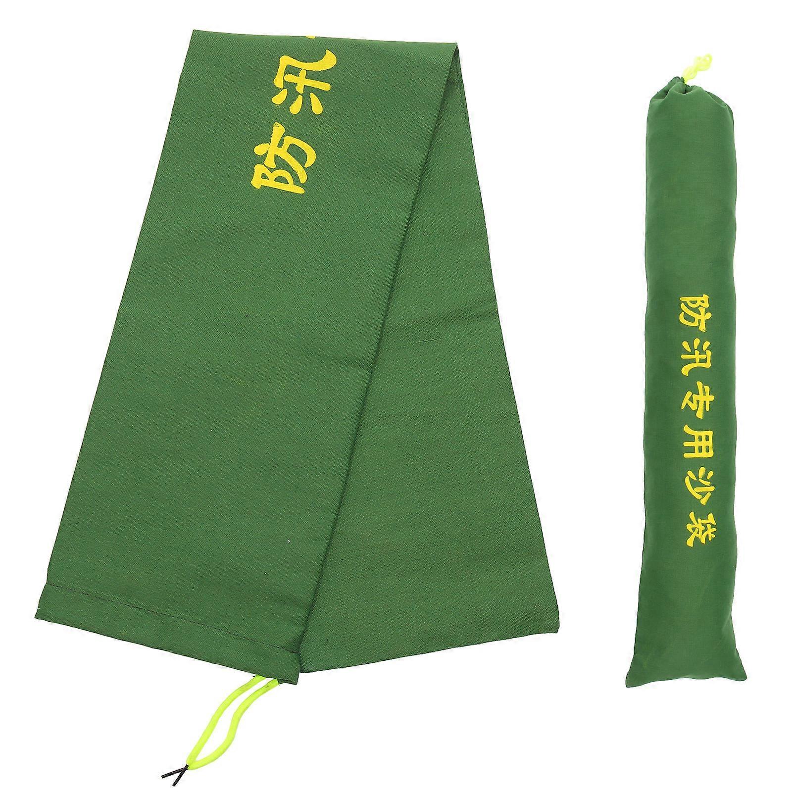 Sacs de sable en toile Long sac de sable en toile Sac de sable ménager Inondations Occasions d’urgence Sac étanche à l’eau 1Set