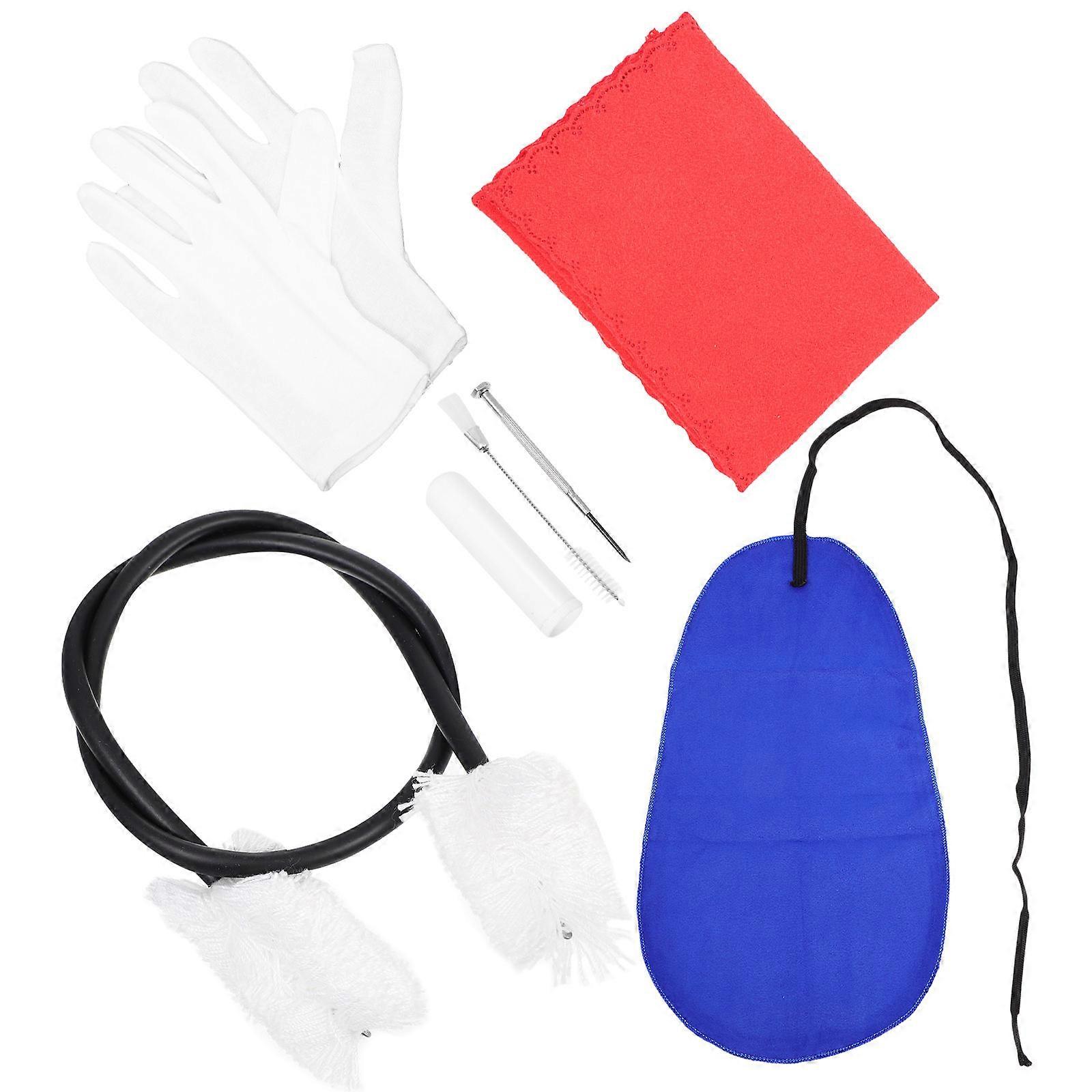 Clarinet Maintenance Tools Tone Hole Cleaning Tool Musicians Cotton 32x18cm 1Set