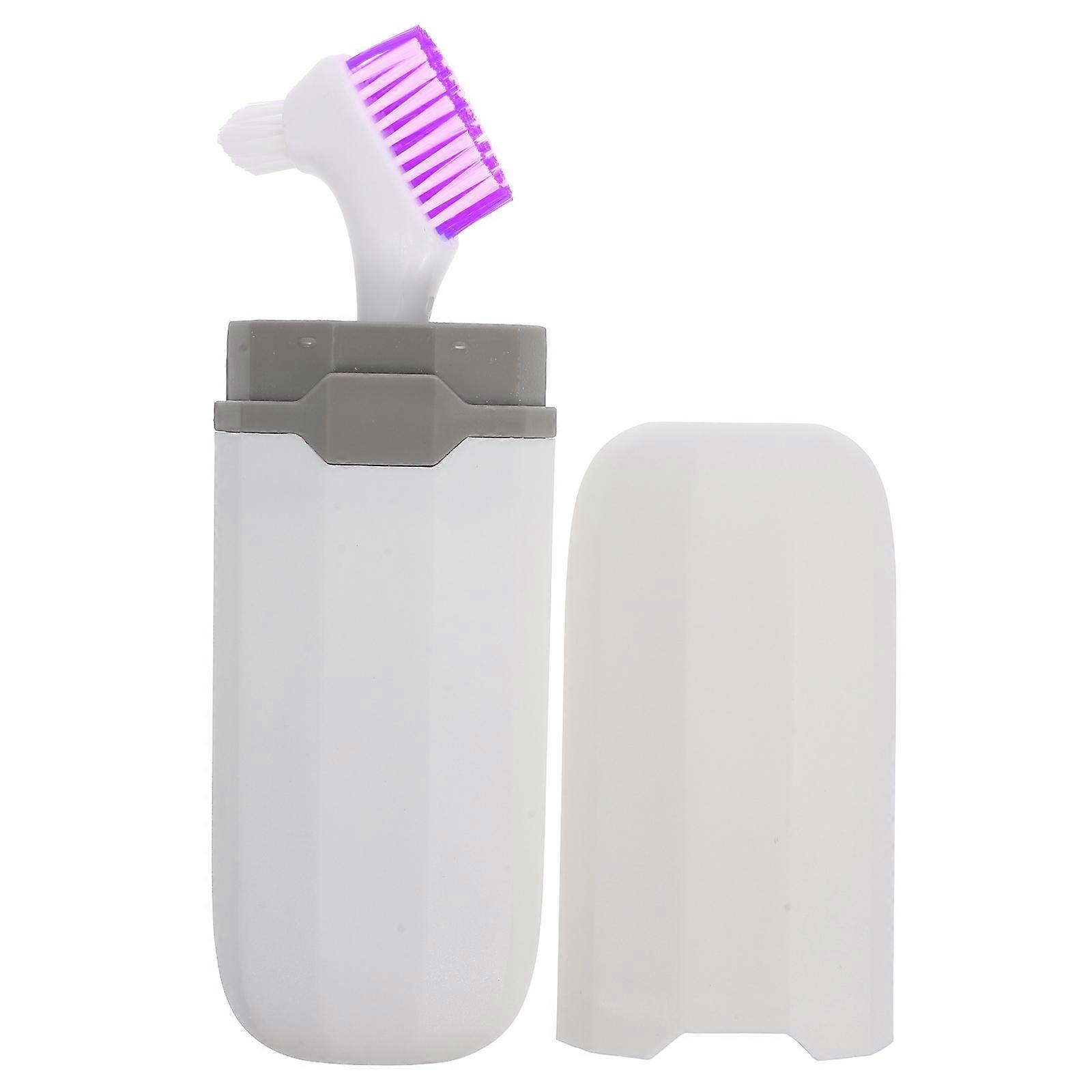 Travel Toothbrush Organizer with Double Sided Brush – Portable Holder for Teeth Cleaning & Protective Storage – Ideal for Travel and Outdoor