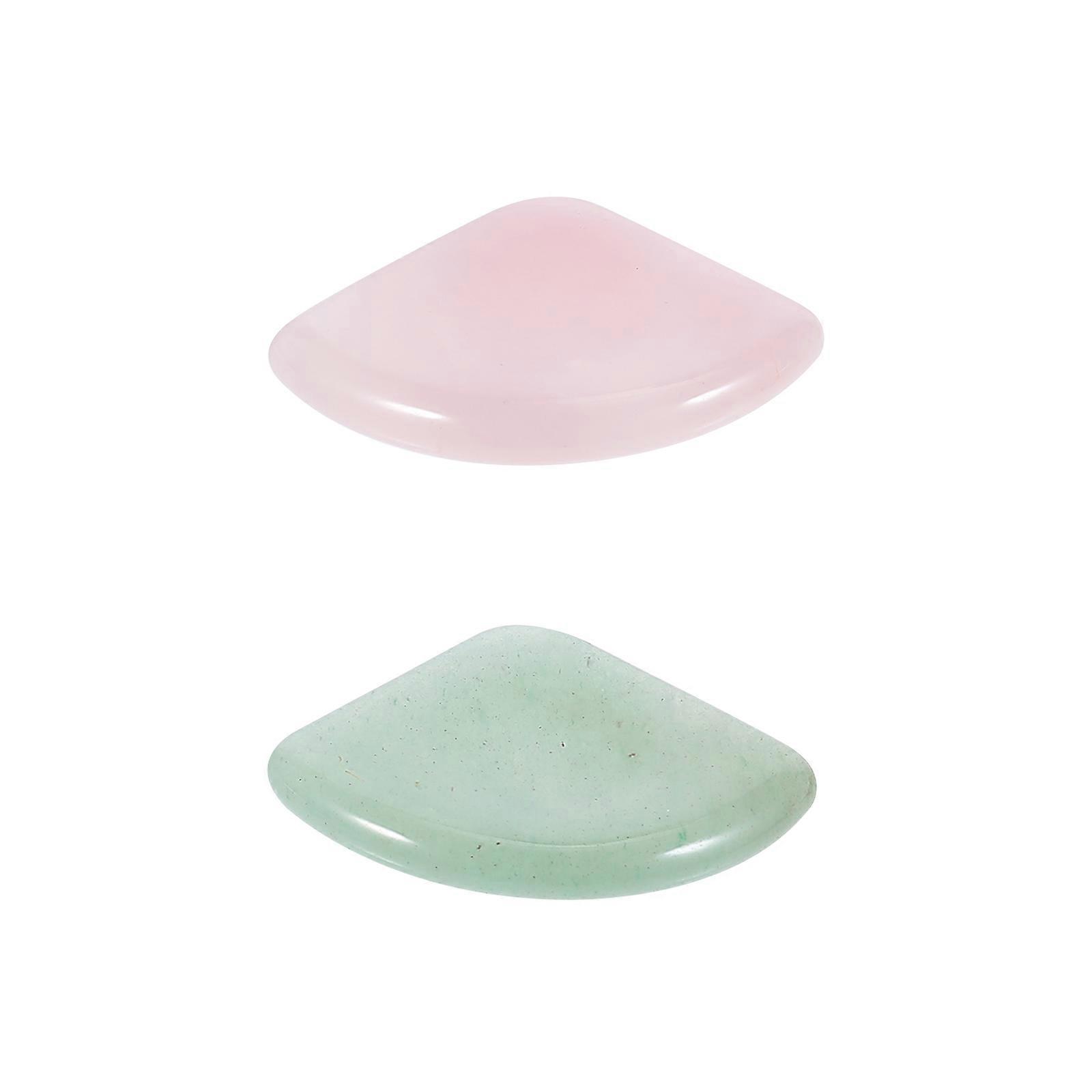 1 Set 2Pcs Scraping Boards Creative Fan Shaped Massage Tools Assorted Color