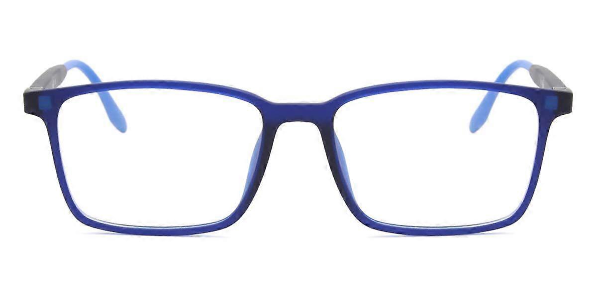 Full Rim Rectangle Matte Frosted Blue SmartBuy Collection Vivid TRC-185B Fashion Unisex Eyeglasses