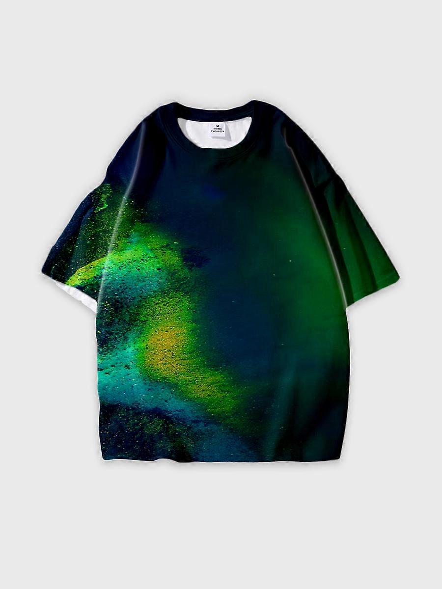 T-shirt round neck Pattern loose short sleeve JW714