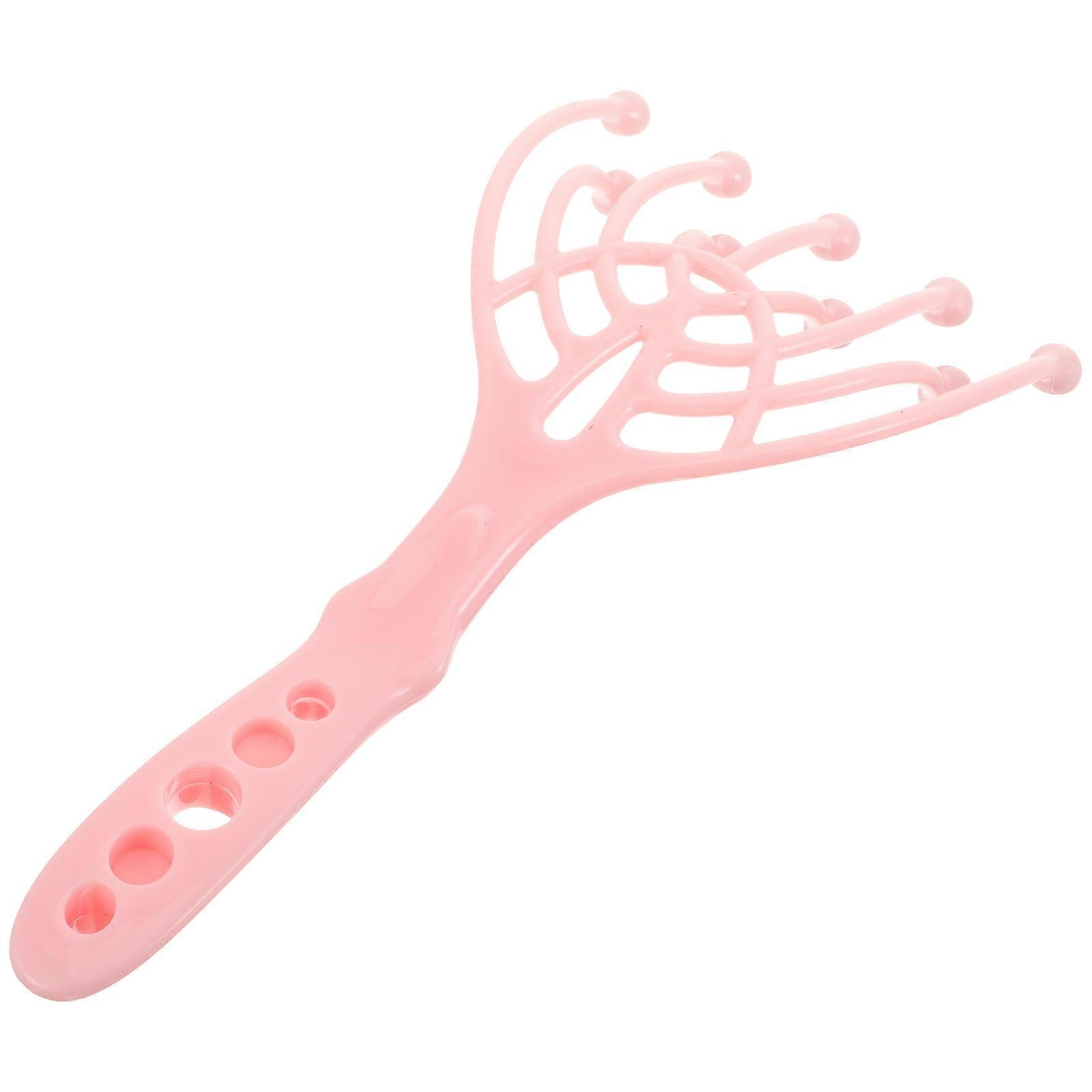 Head Scalp Massager With Ergonomic Design For General Users To Stimulate Scalp Reduce Stress Pink 20.00X9.50X3.00CM Promote Circulation 1Set