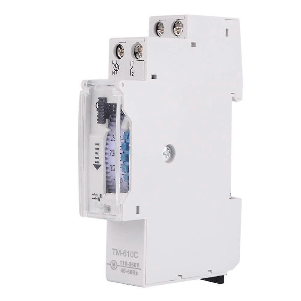Timer 1P Timer Intelligent Timer DIN Rail Mounted 220 V for Street Lights Factories Advertising Signs Production Equipment