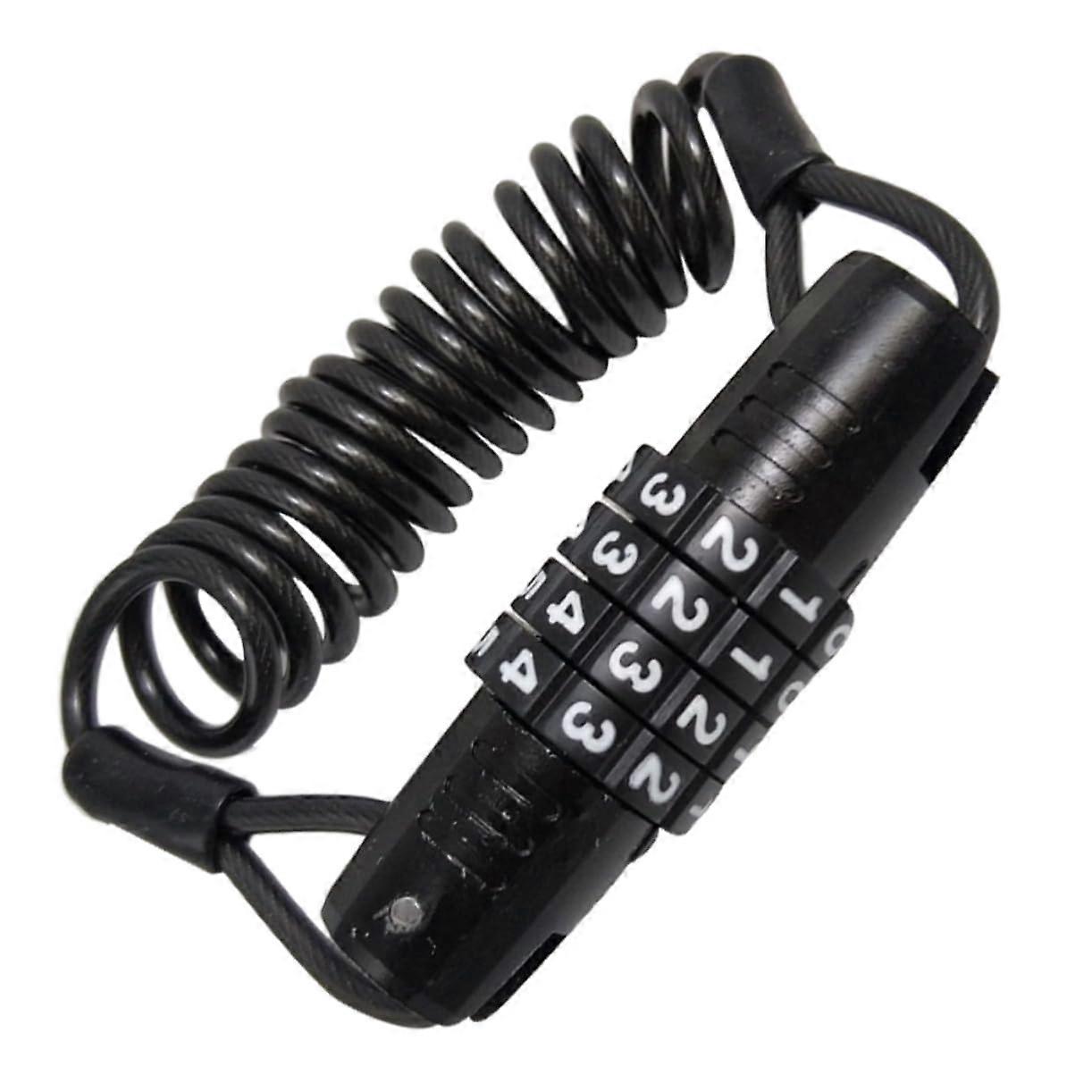 Bicycle lock with Portable AntiTheft Cable Lock for Bicycle, Motorcycle, and Scooter, Sturdy and Compact Design for OntheGo, Key