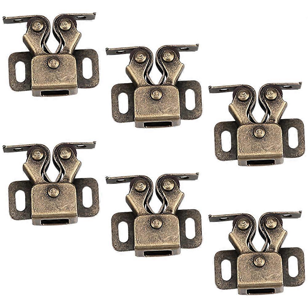6pcs Durable Metal Door Ball Catches Spring Latches for Cabinets, Home, RV, and Trailers – Smooth Surface, Reliable Closure