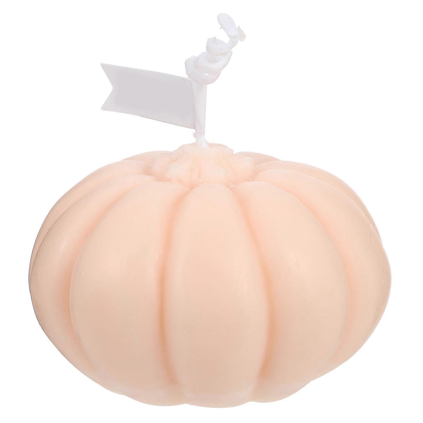 Pumpkin Shape Aromatic Candle | Decorative Fragrance for Desktop, Birthdays, and Special Occasions | Clean Burning Paraffin Wax