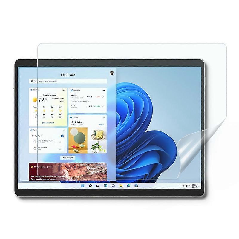 For Microsoft Surface Pro 11 10 9 8 PET Screen Protector Full Coverage Transparent Ultra-Thin Film