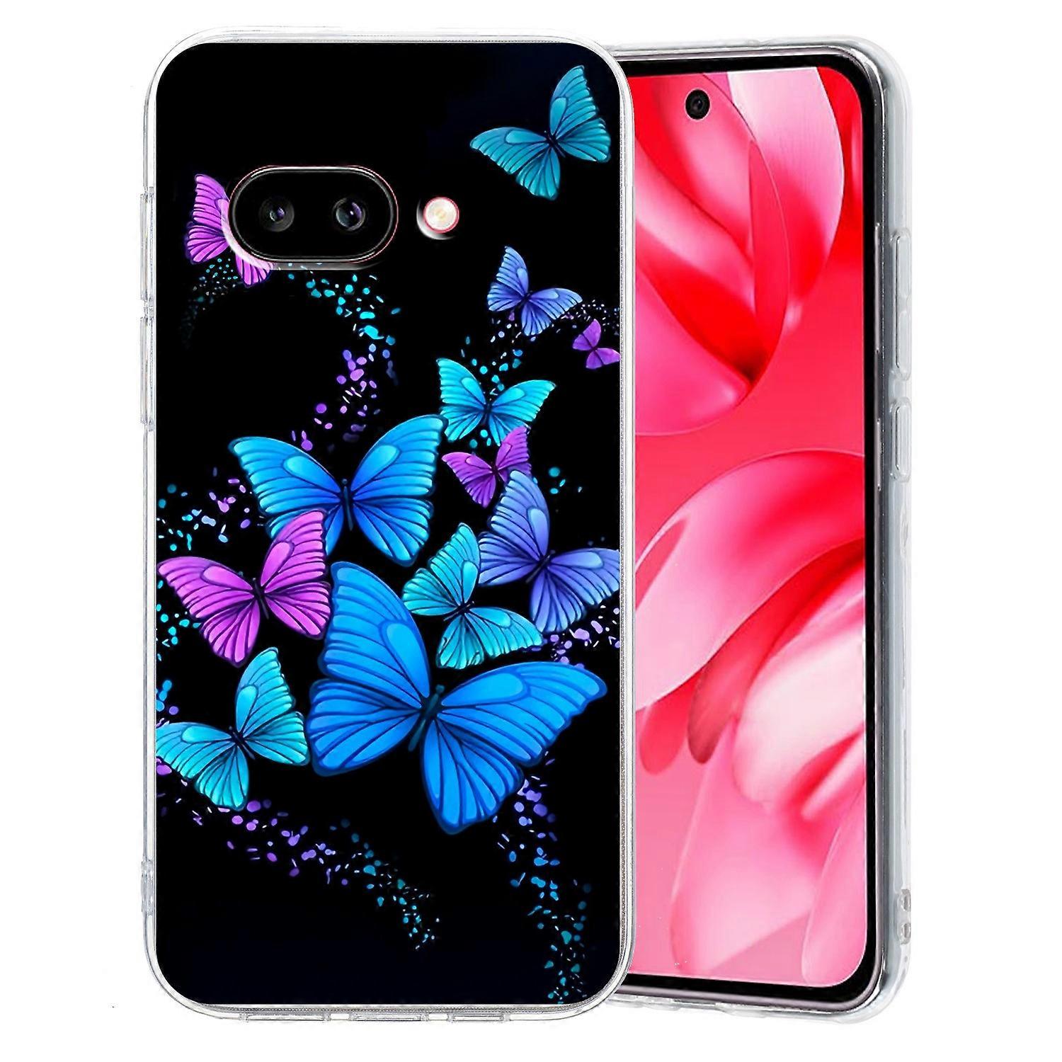 For Google Pixel 9a Case Pattern Printing Shockproof Soft TPU Phone Cover