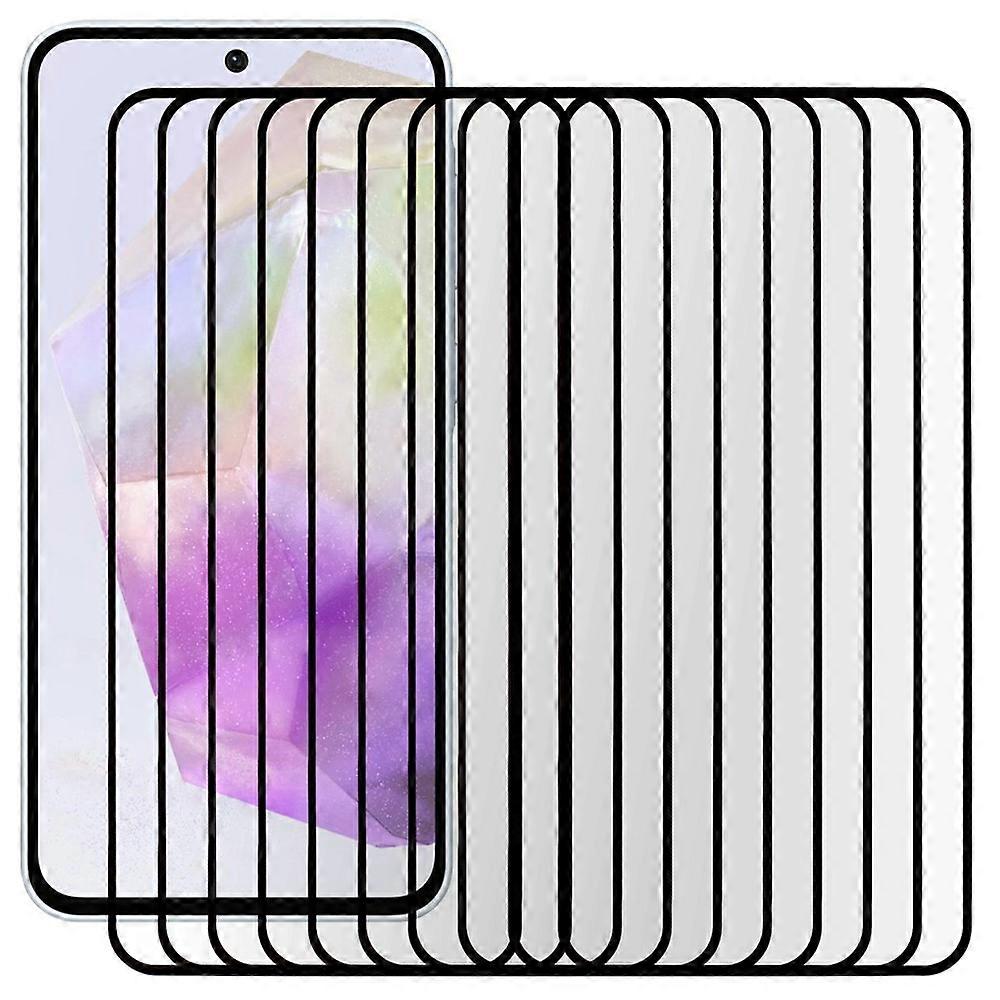 10Pcs / Set Compatible For Samsung Galaxy A56 5G / A36 5G Tempered Glass Full Screen Protector 9H Hardness