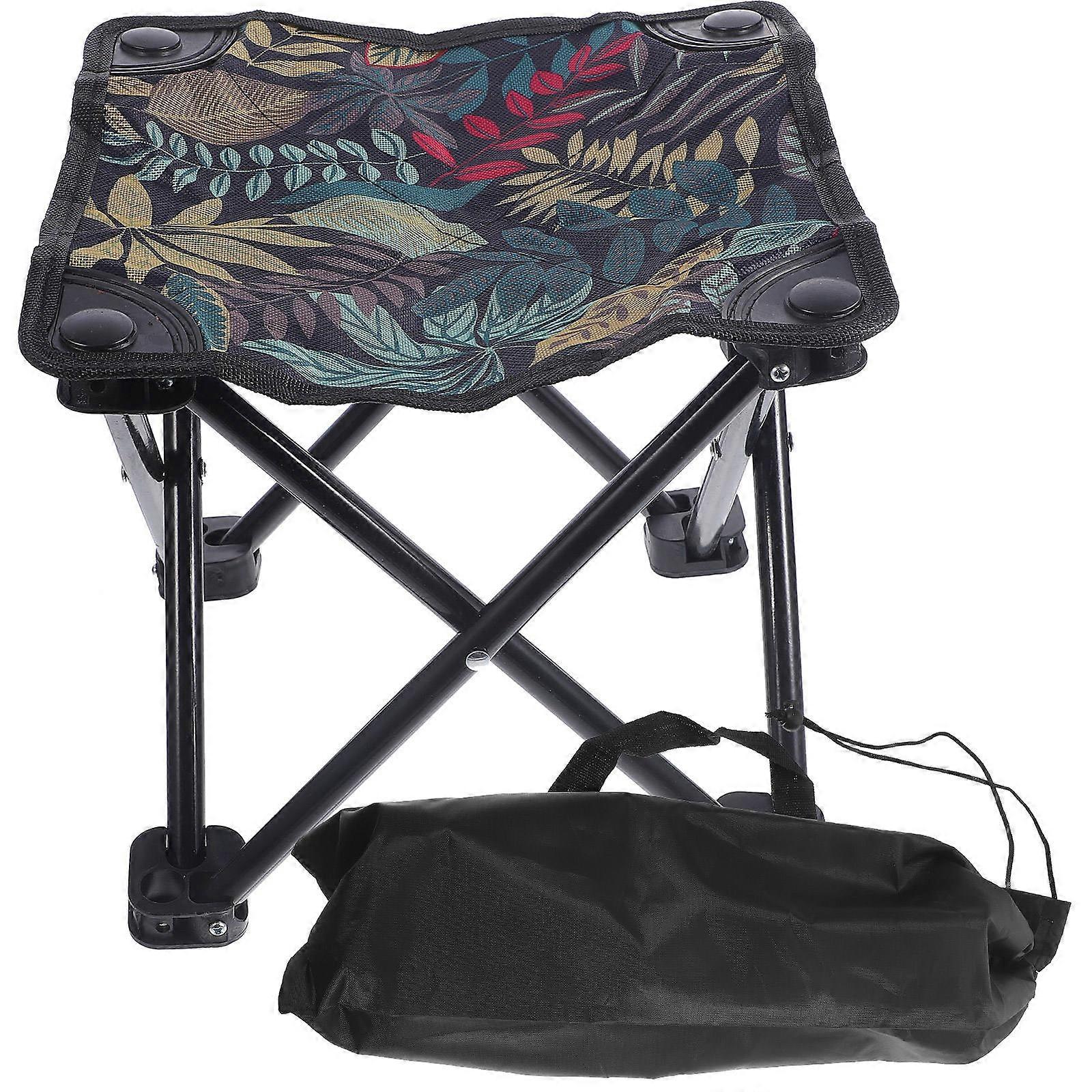 Camping Stool with Foldable Feature, Balances Stability and Compactness for Users