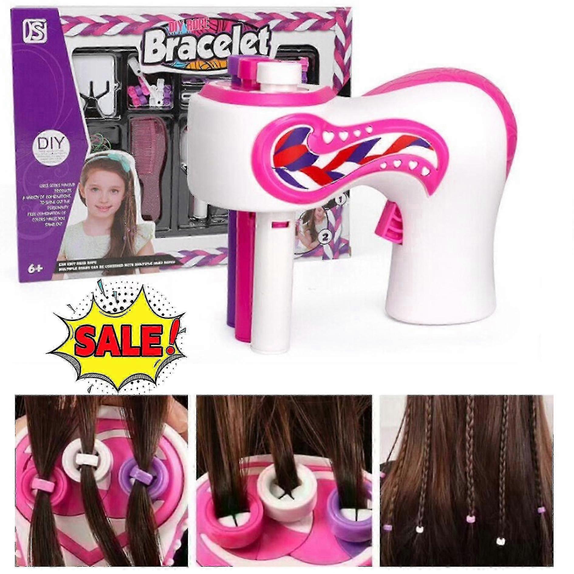 Oradrem Easy Automatická dekorácia vlasov Braider Styling Diy Tool Elektrický nástroj na účes - Snngv