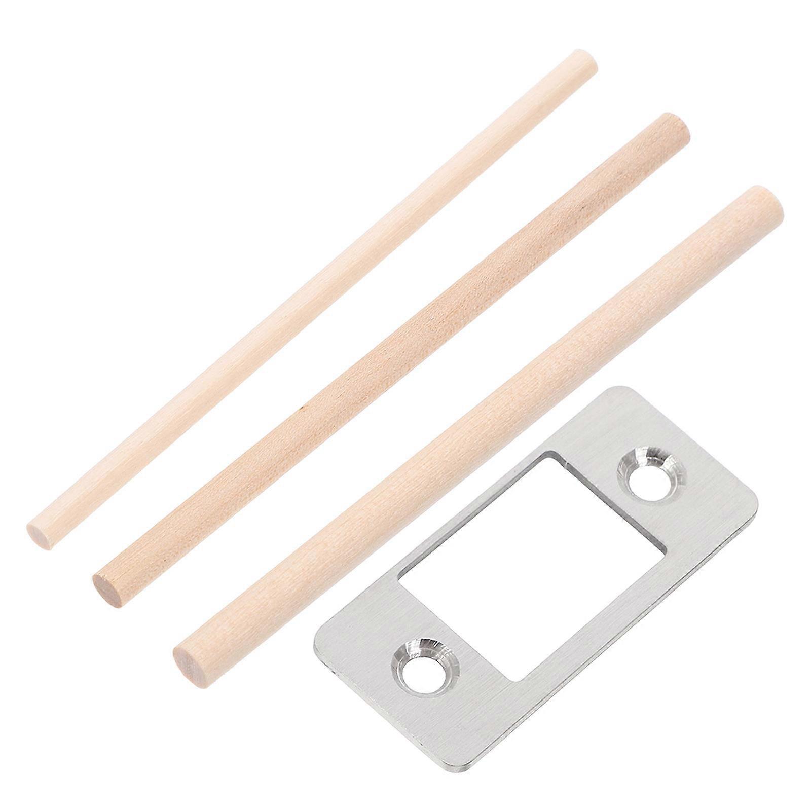 Stainless Steel Door Latch Striker Plate for Deadbolt Security – Durable, Versatile Strike Plate for Doors and Windows with Easy Installation