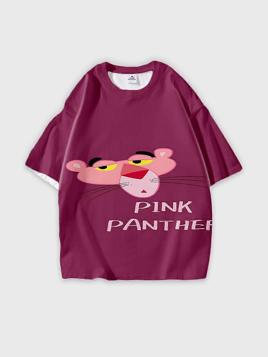 T-shirt girocollo Cartoon Pattern manica corta sciolta C1720