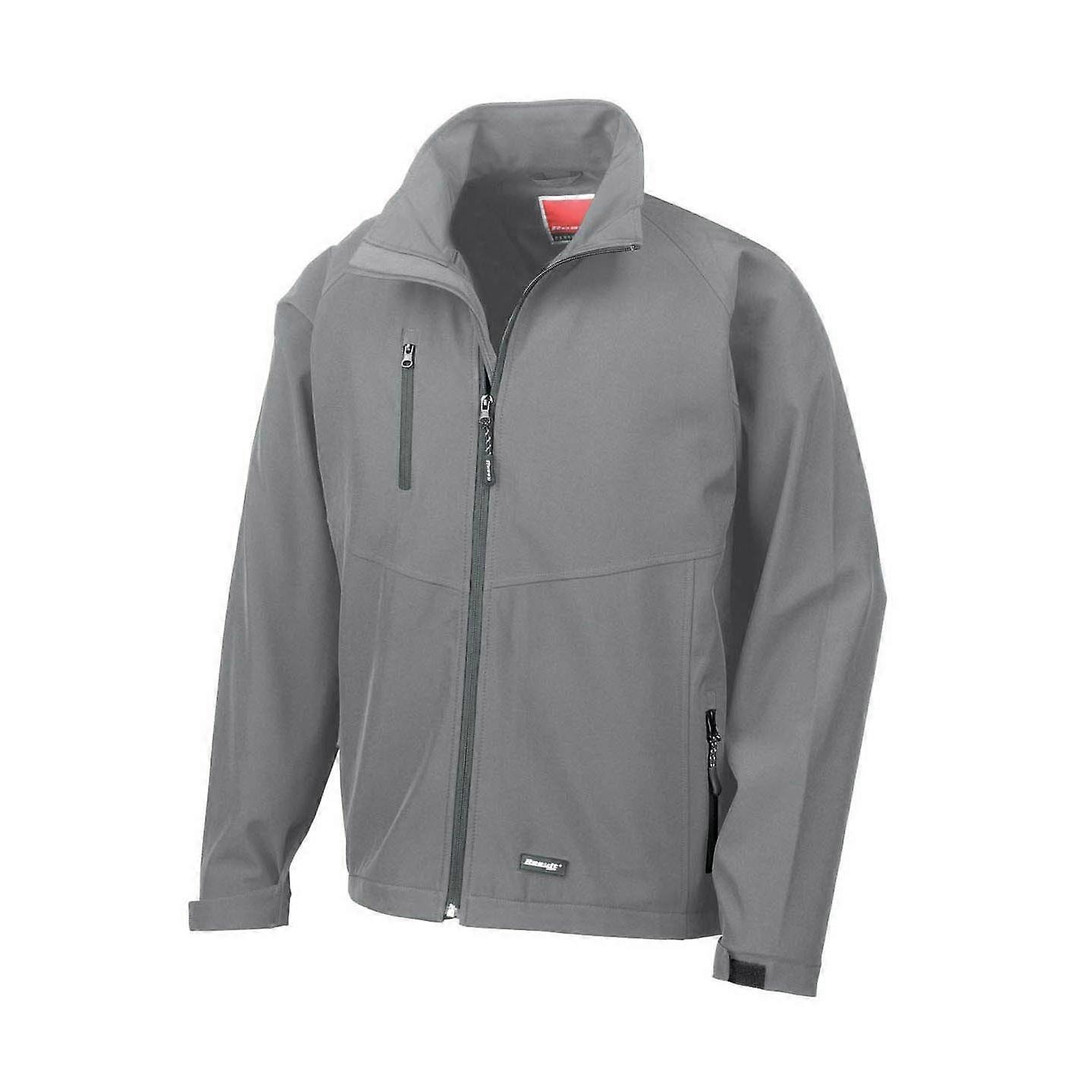Resultatet Mens 2 lager bas Softshell ventilerande vindresistent jacka