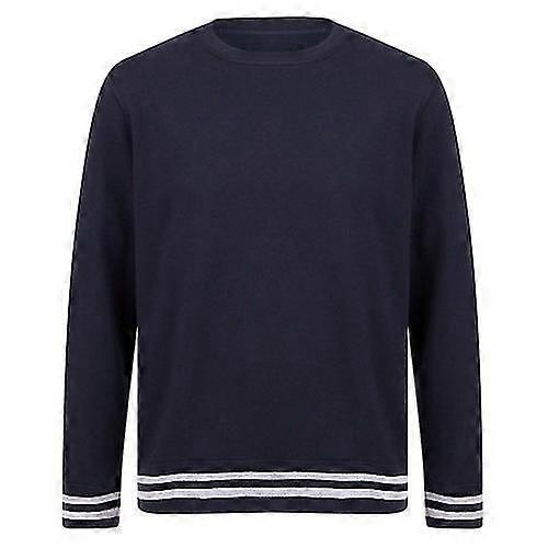 Front Row Unisex Adults Striped Cuff Sweatshirt