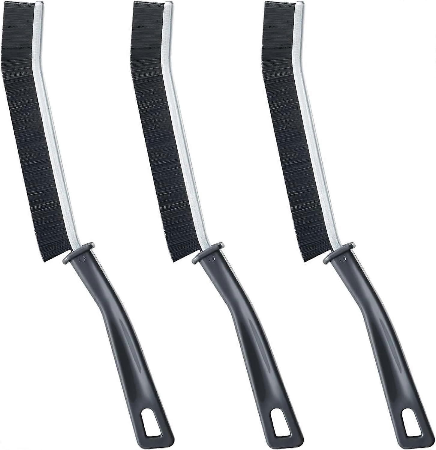 3 pc Hard Bristle Crevice Cleaning Brush, Small Cleaning Brushes