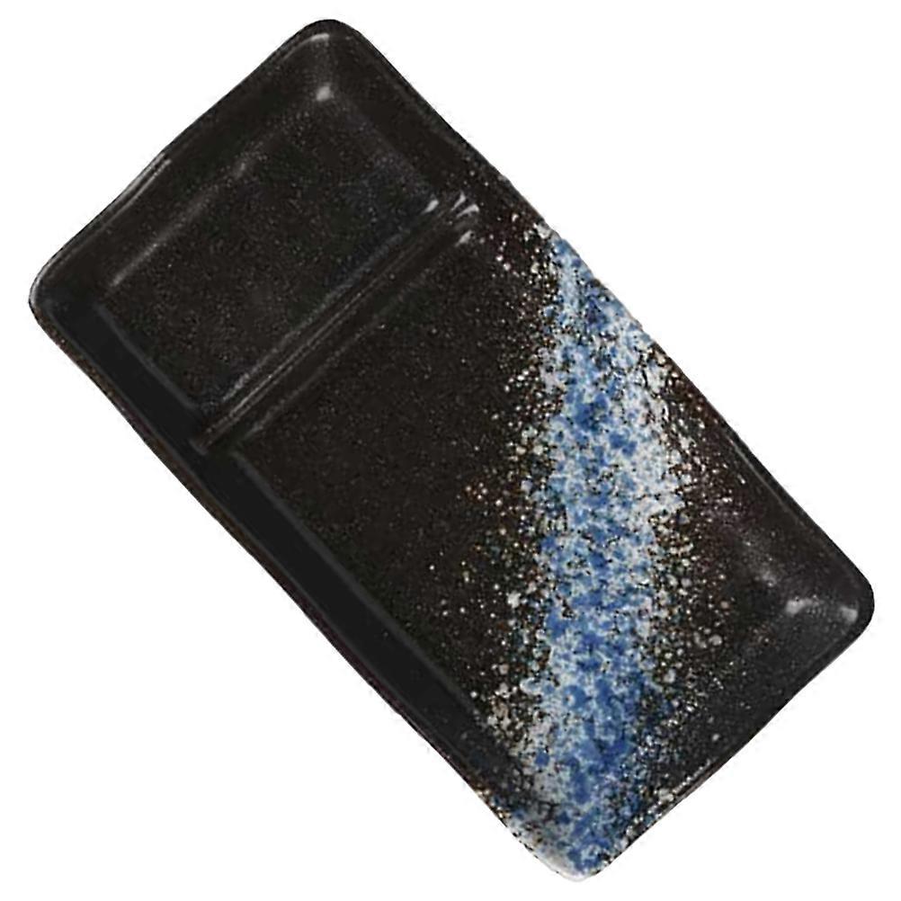 Multi-functional Dumpling Tray With Compartments For Dining Elegant Ceramic 1Set