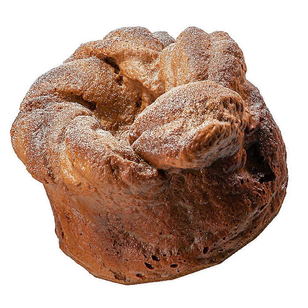 Realistic PU Bread Photo Prop Simulation Bread Model for Decor in Coffee Color