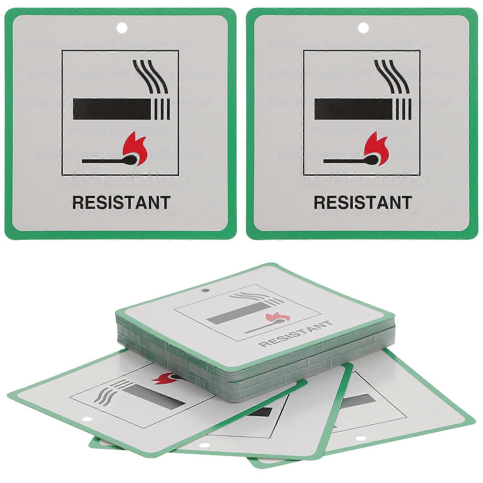 Furniture Fire Safety Labels Made of Coated Paper for Decoration Assorted Color 50pcs