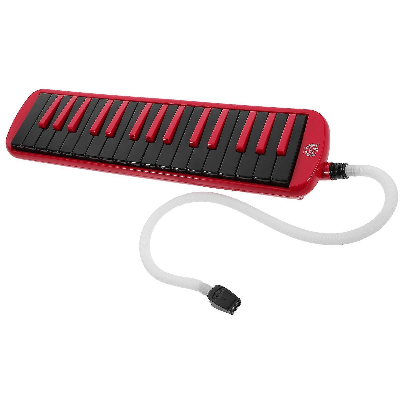 Melodica Keyboard with 32 Keys and EVA Case for Music Practice and Education Multi Color ABS
