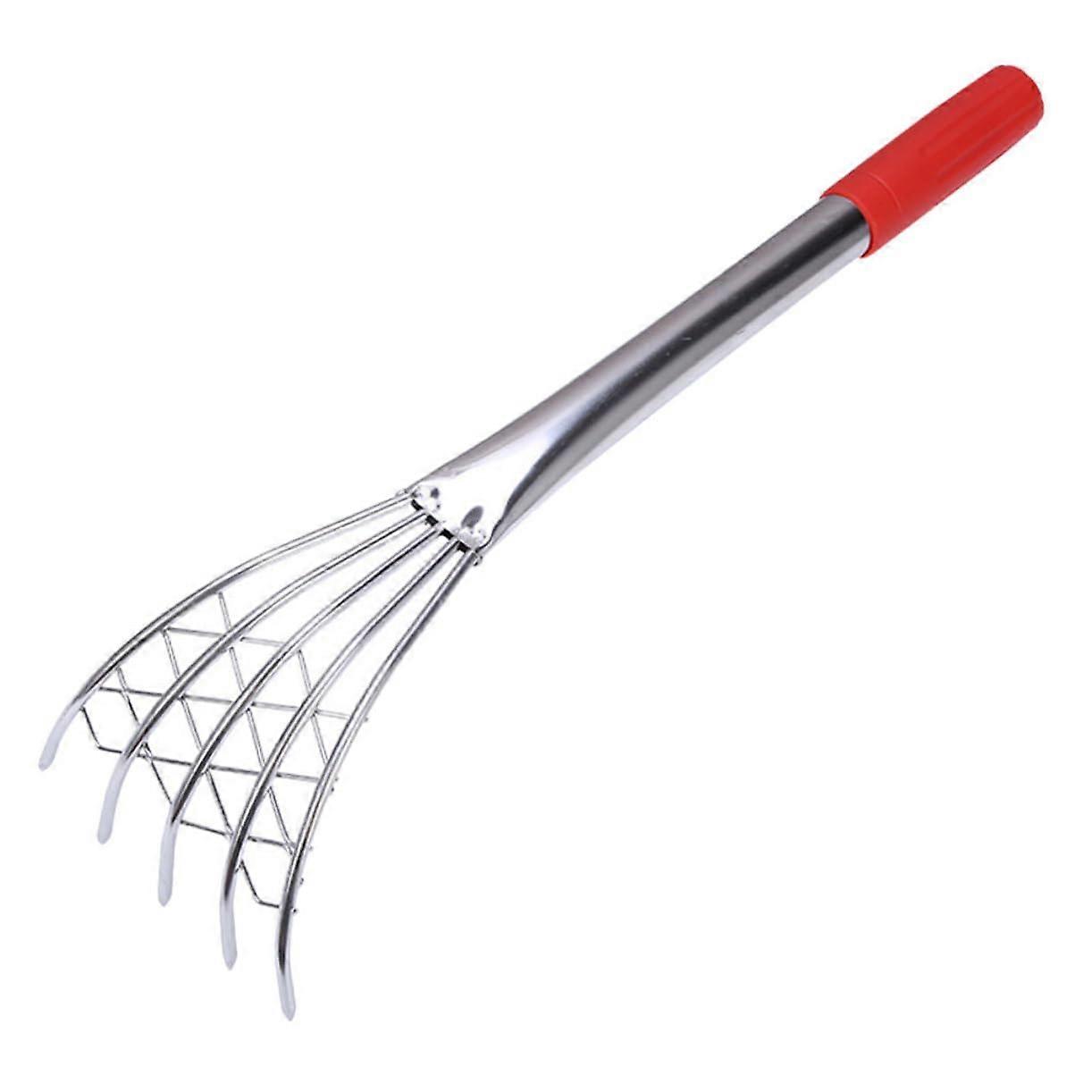 Clam Rake with Net Long Handle for Digging Clams, Oysters, and Seafood Ergonomic Design for Effortless Digging on the Beach Lightweight and Portable