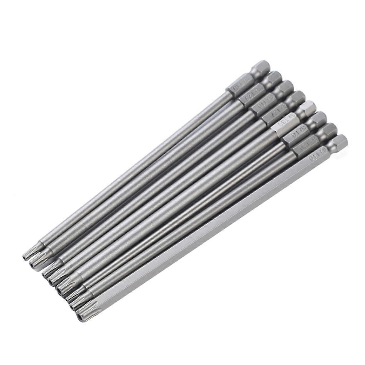 8Piece Tamper Proof Screwdriver Bit Set for Computers, Vehicles, and More – Durable and Precise for Repairs