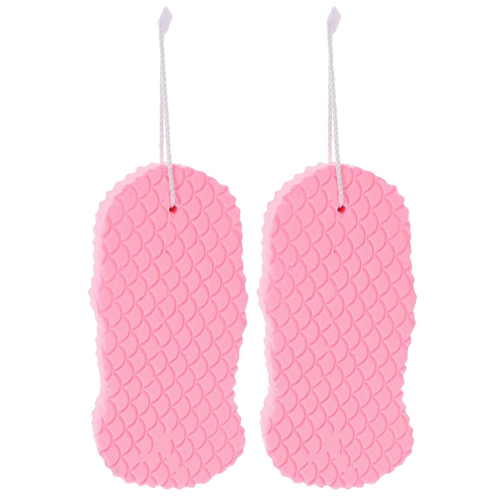 Here's a refined and professional product description for your **2pcs Bathing Sponges Soft PVA Body Scrubber**:
**2 Pack Soft PVA Bathing Sponges