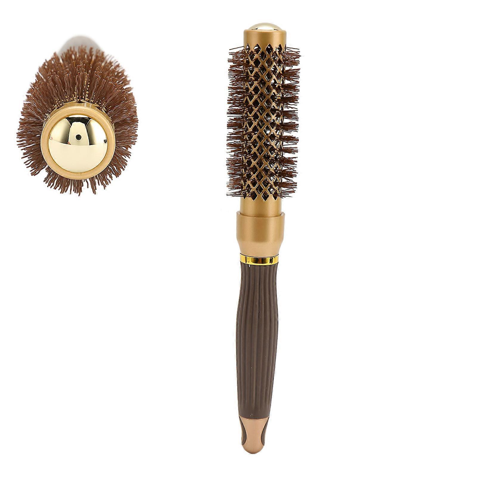 Round Hair Brush Fast Drying Prevent Static Negative Ion Round Blow Dryer Brush with Aluminum Handle for Salon and Home 