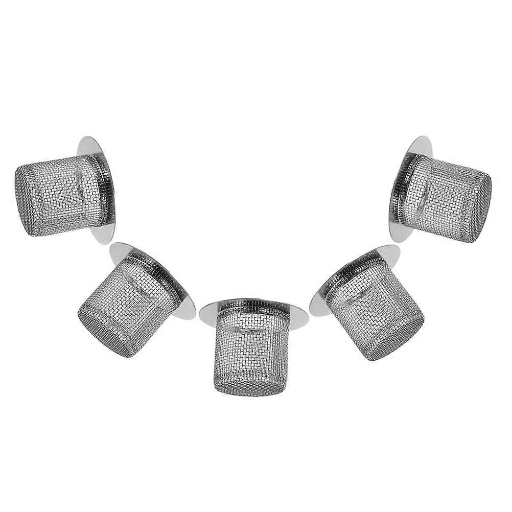 Stainless Steel Kitchen Sink Strainer Basket with Fine Mesh Hair Catcher for Bathroom, Laundry, and Utility Drain Filter – Silver Drain Protector to