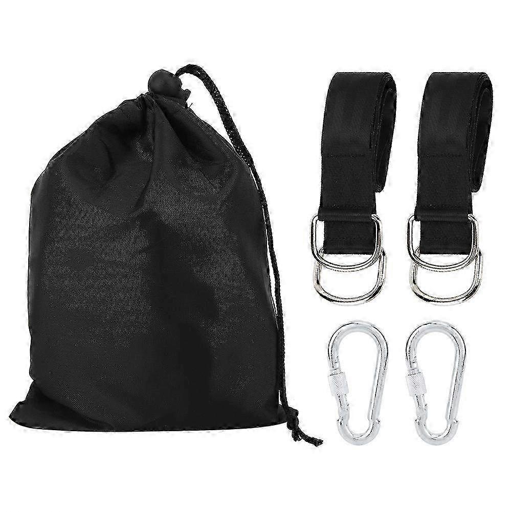 Heavy Duty 2-Piece Hammock Tree Straps Set for Camping - Adjustable Durable Straps Compatible with Most Hammocks