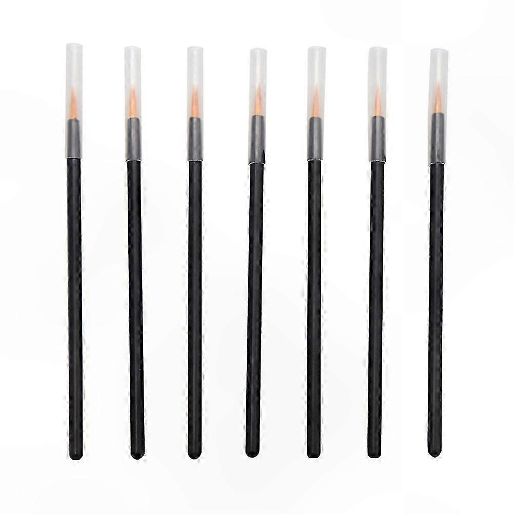 50-Pack Disposable Eyeliner Applicators for Eye Makeup, Slim Black Wands for Precise Liner Application
