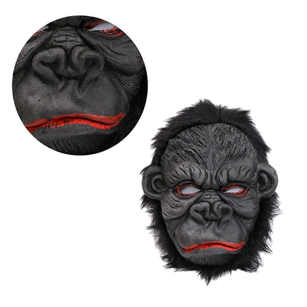 Funny Halloween Prop Orangutan Shape Face Mask For Carnival Costume Party Adults 1Set