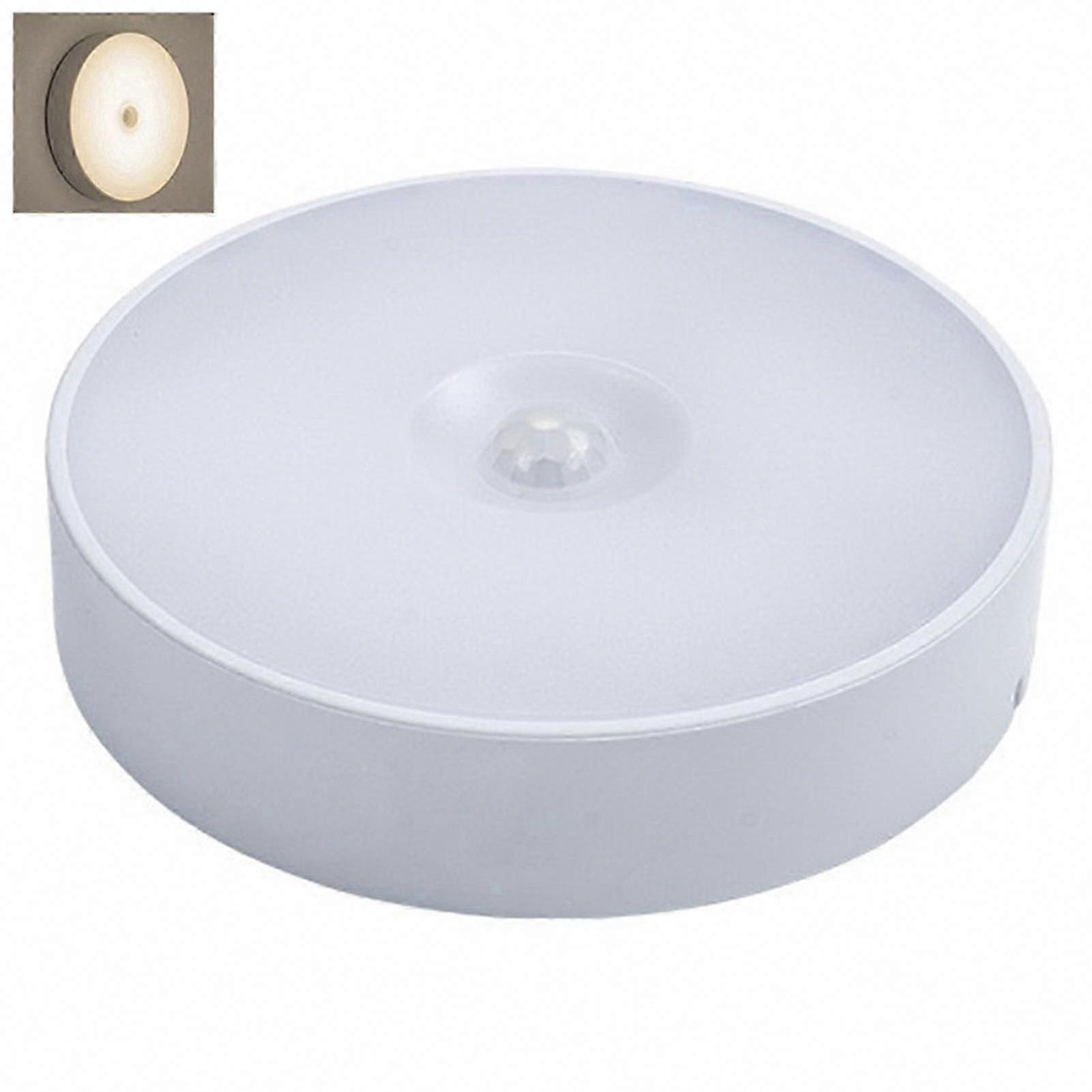 Motion Sensor LED Night Light - USB Rechargeable, Super Bright, Flicker-Free for Cabinets & Closets